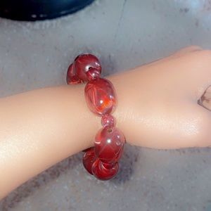 🌸🌺🌼Natural Rain Flower Stone Malachite bracelet